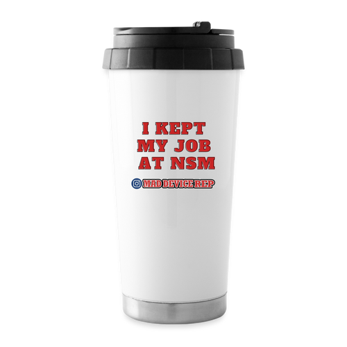 NSM Travel Mug - white