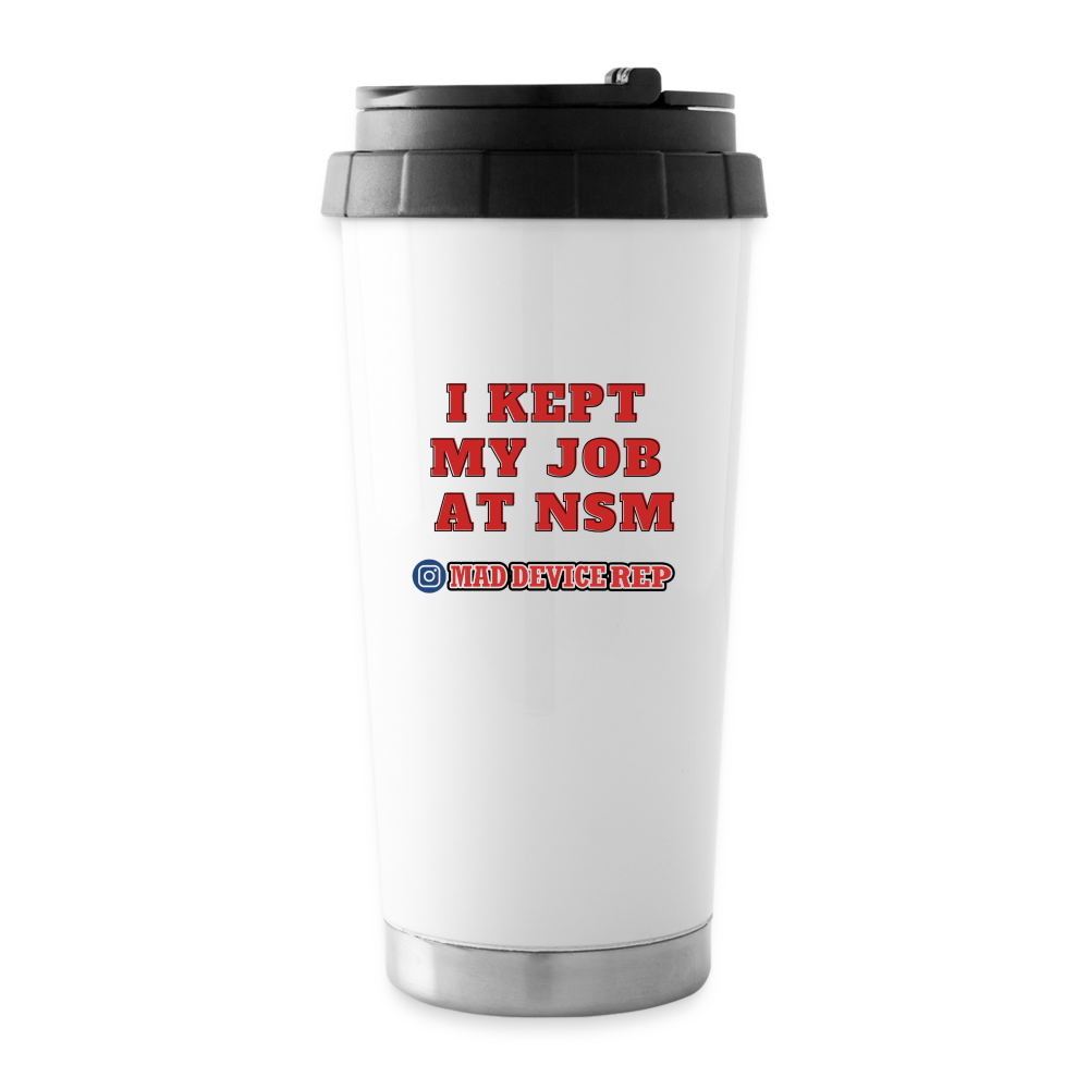 NSM Travel Mug - white